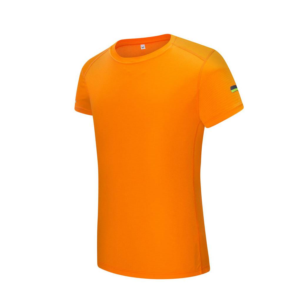 女士運(yùn)動(dòng)系列-簡約時(shí)尚圓領(lǐng)T恤（橘色）