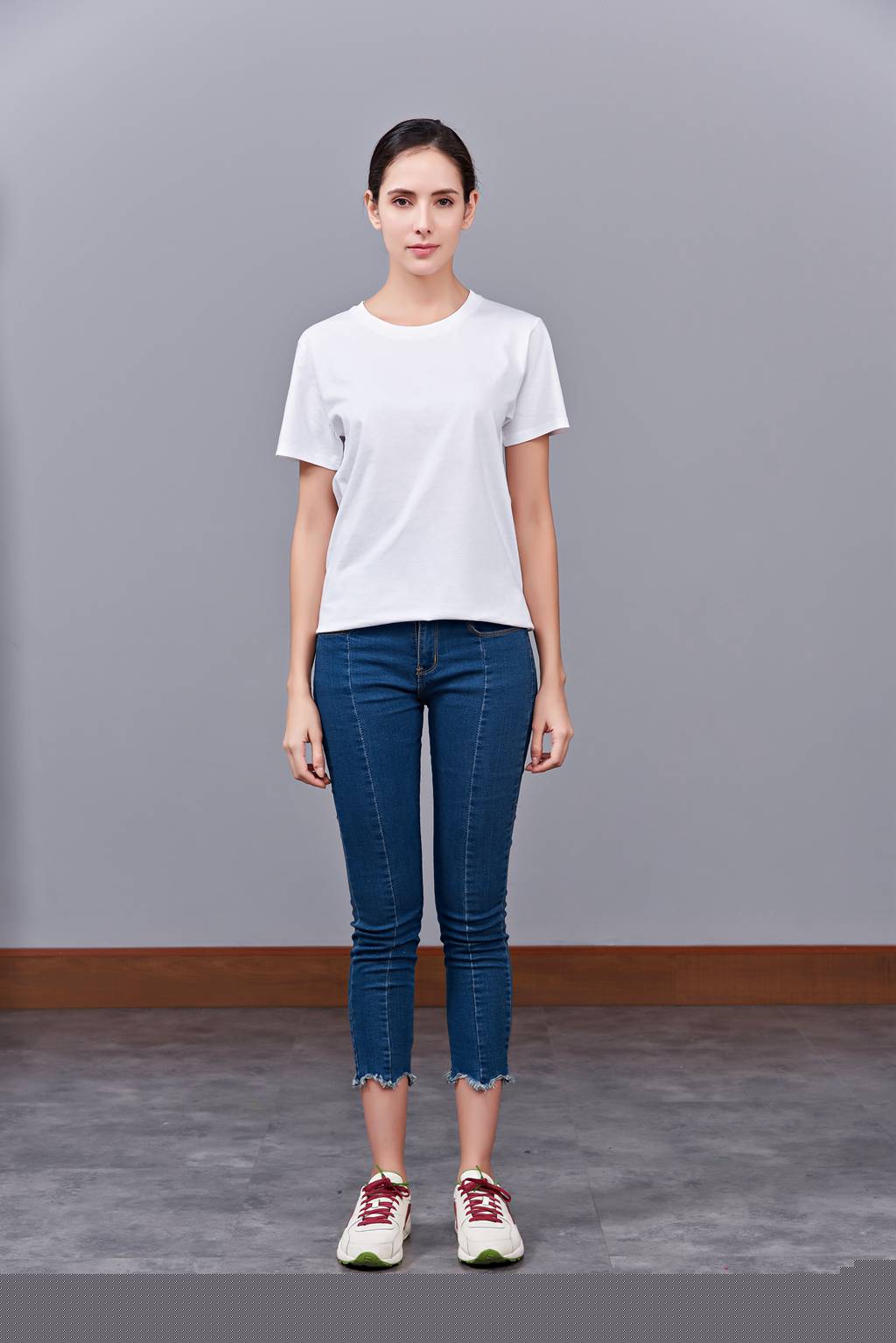 洋氣百搭親子裝 半袖顯瘦 速干圓領(lǐng)文化衫 春夏新品